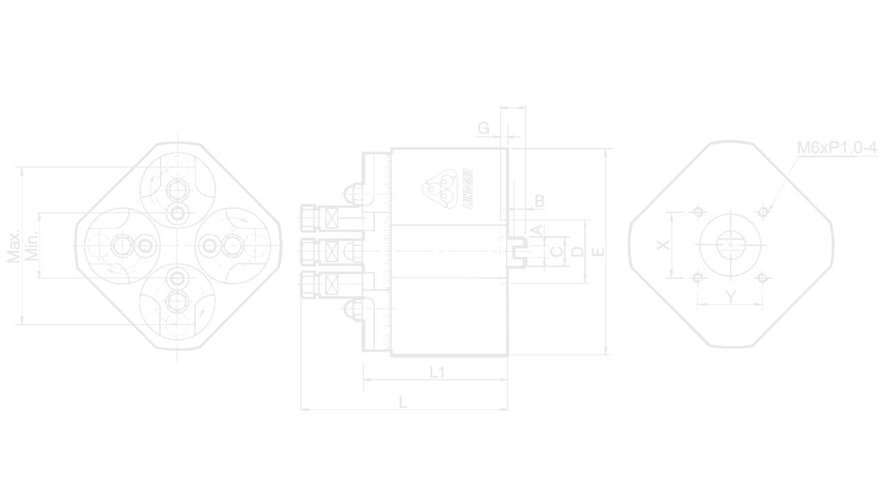 Adjustable 4-Spindle (Circular) Boring Head